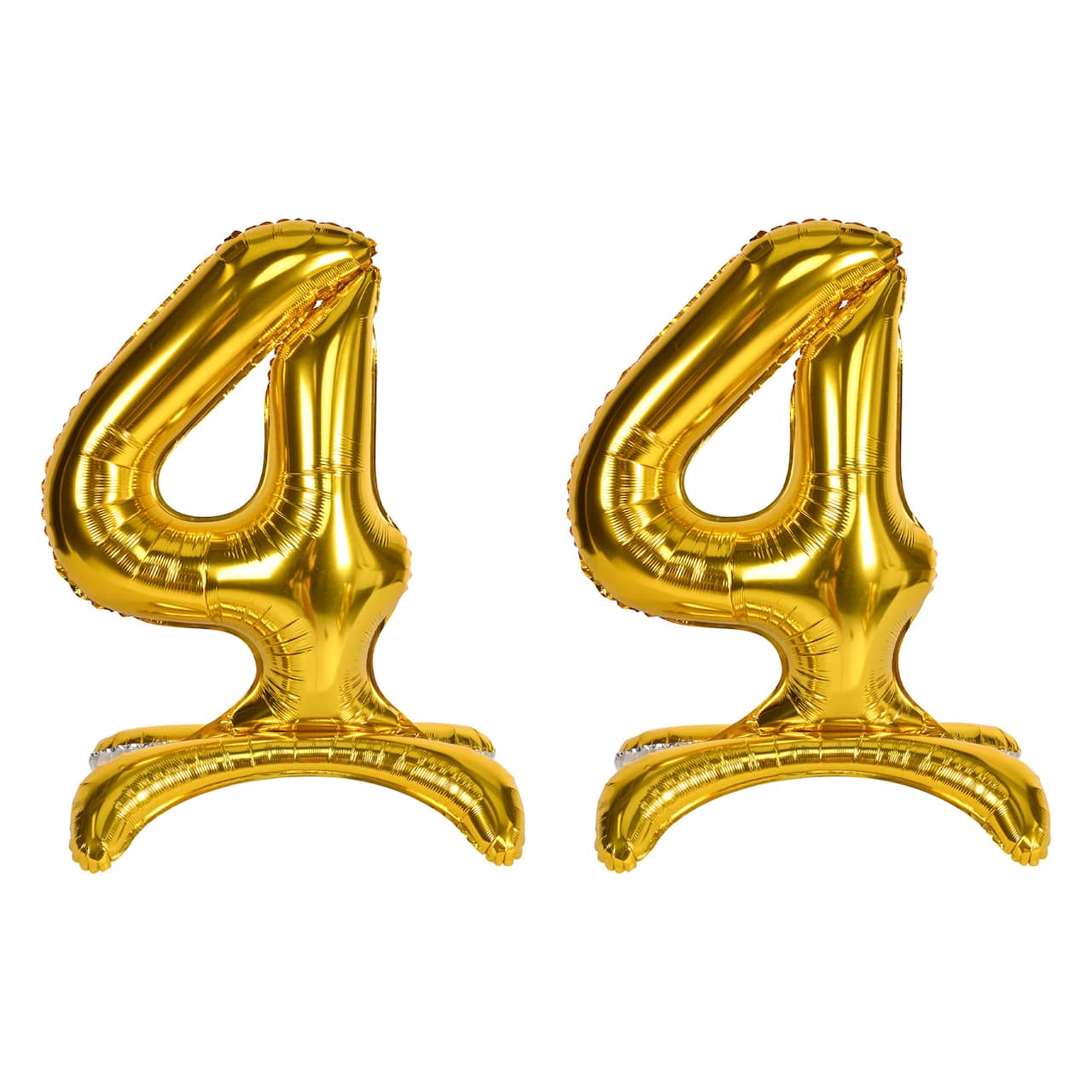 Beistle 26" Gold Self-Standing Foil Balloon Numbers, 2ct.
